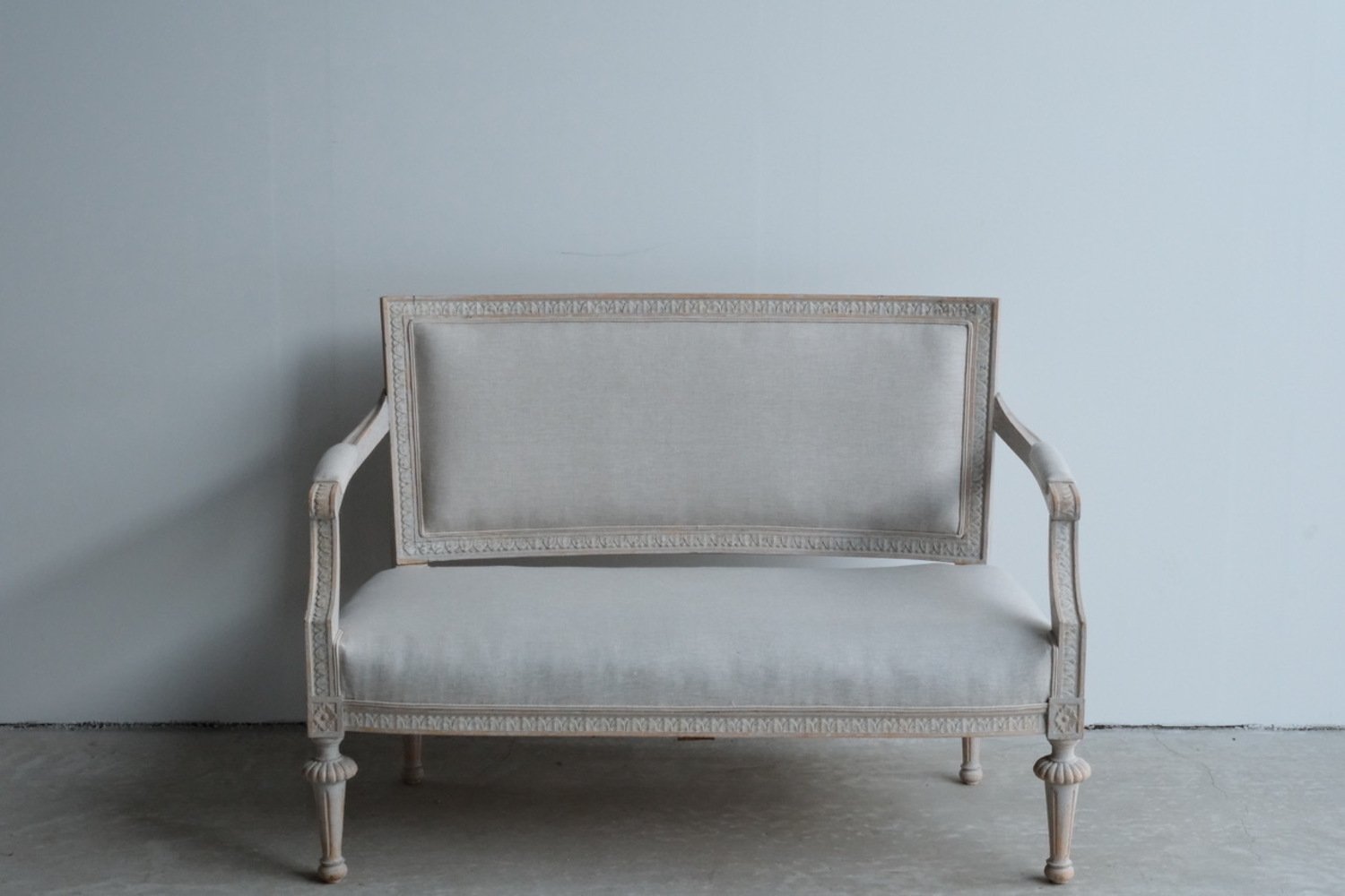 Gustavian Style Settee Circa 1910 - JAA