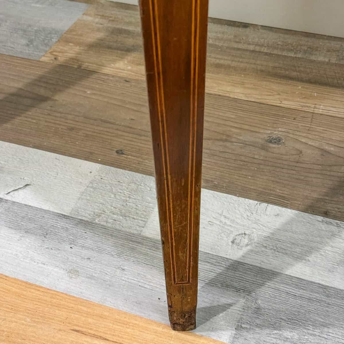 Walnut Half-moon Game Table, Early 19th Century - JAA