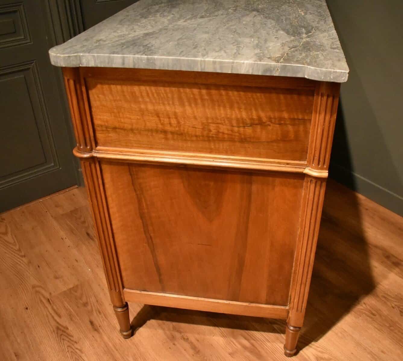 Louis XVI Walnut Chest Of Drawers - JAA