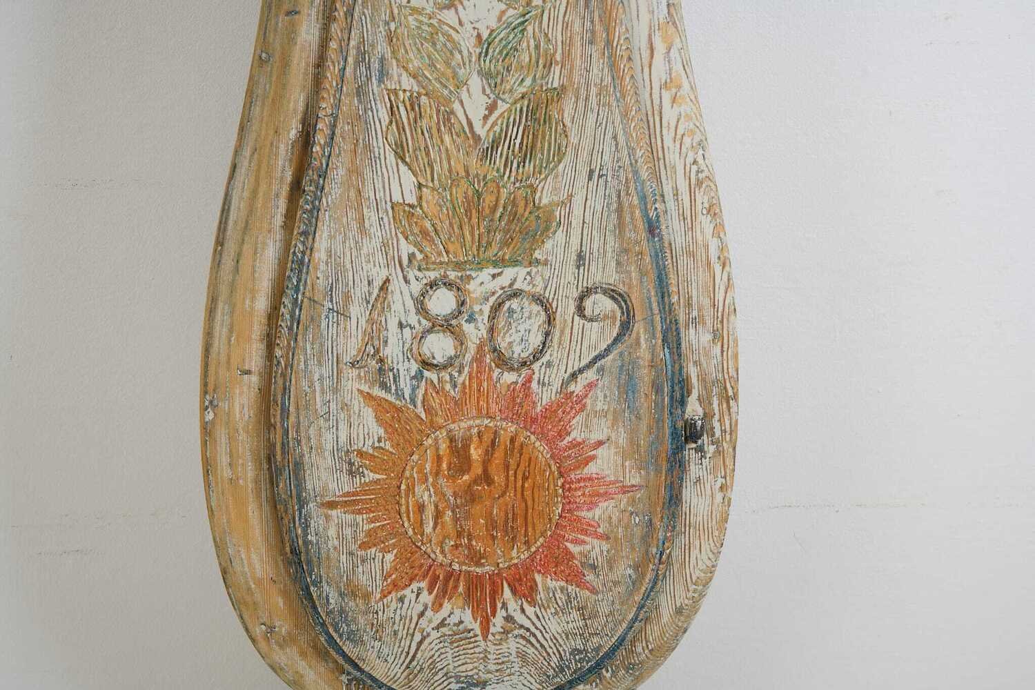 New Antique Long Case Clock from Sweden Dated 1809 - JAA