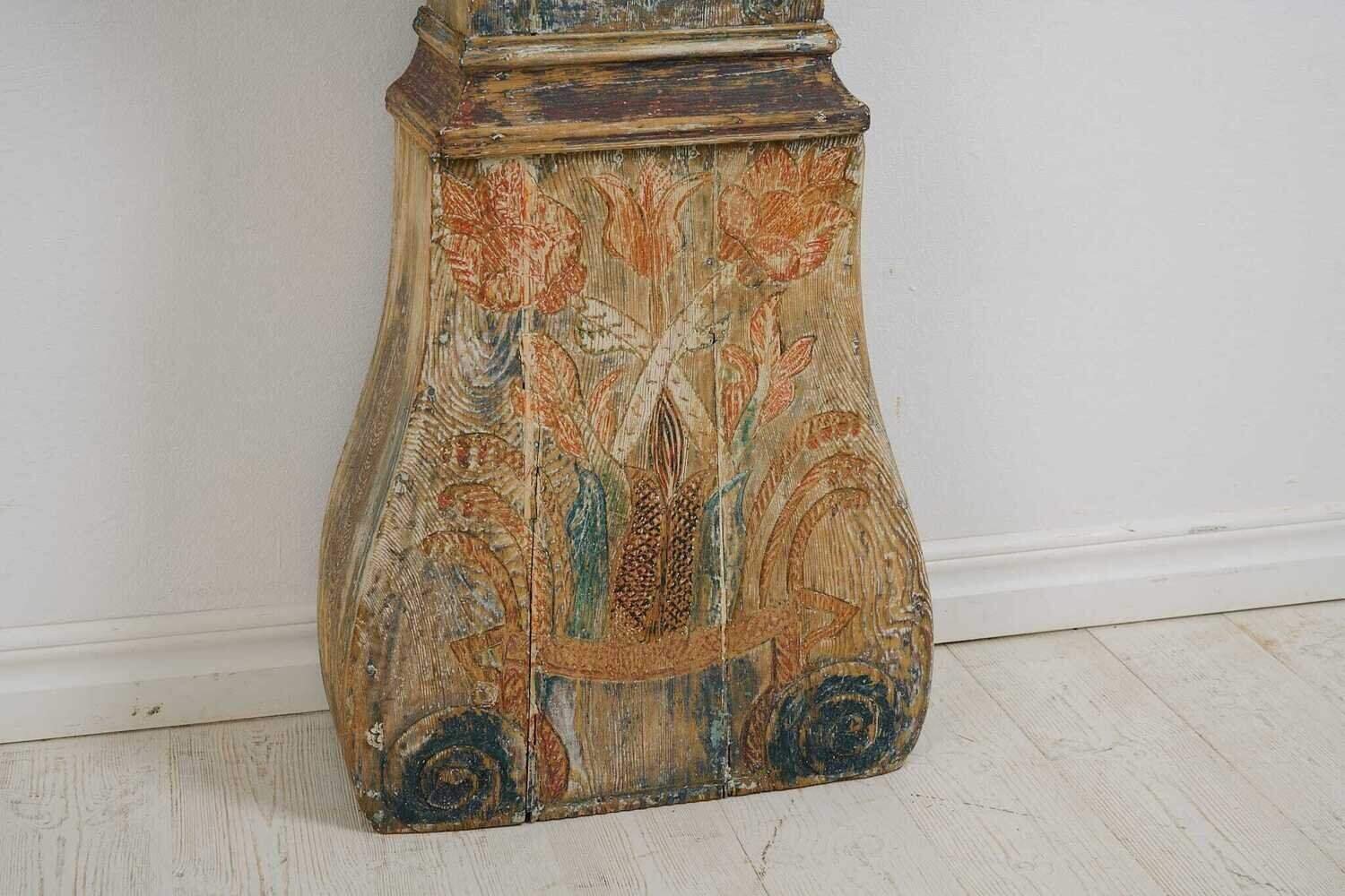 New Antique Long Case Clock from Sweden Dated 1809 - JAA