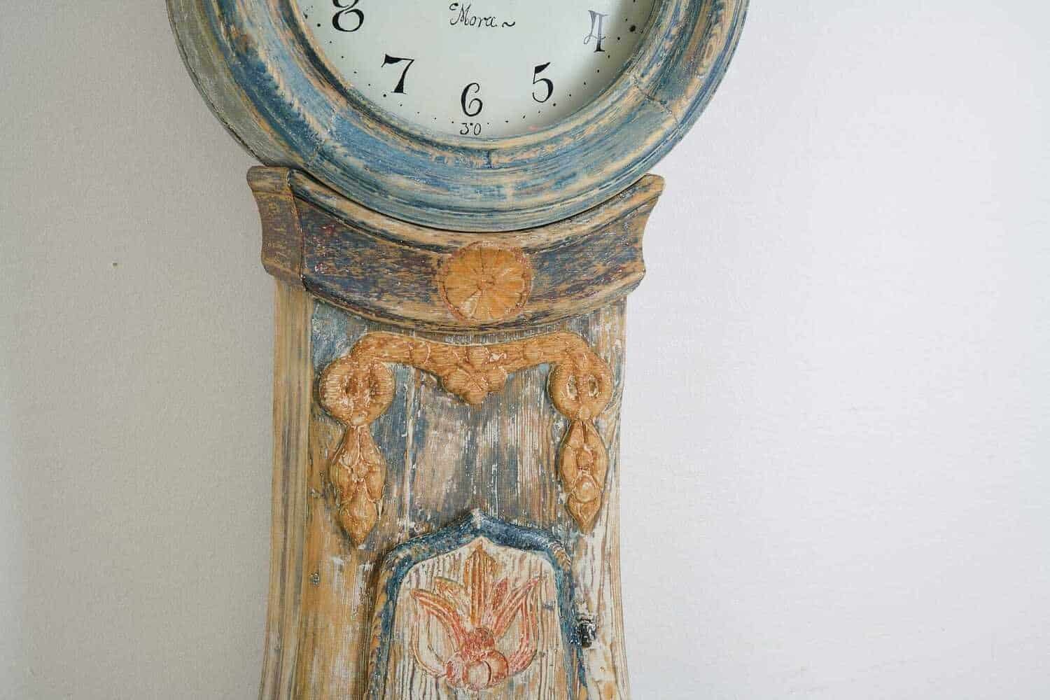 New Antique Long Case Clock from Sweden Dated 1809 - JAA