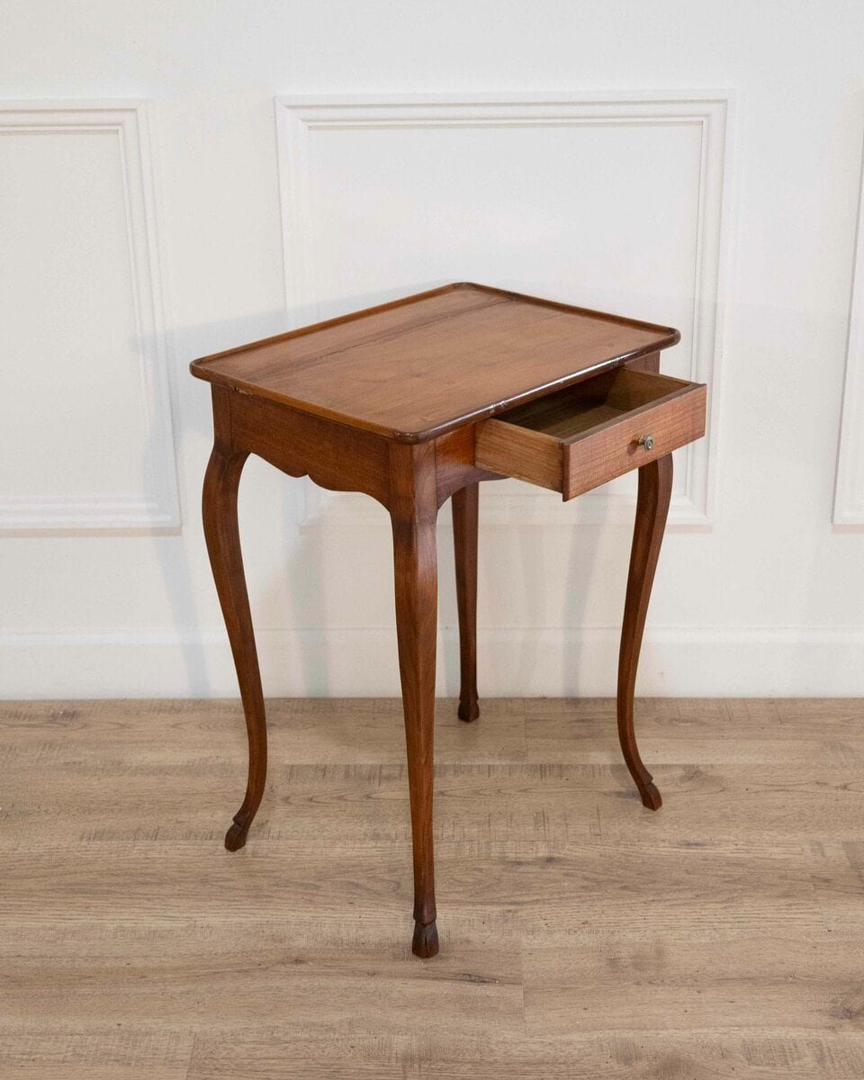 Small Fruitwood Table Louis XV Style - JAA