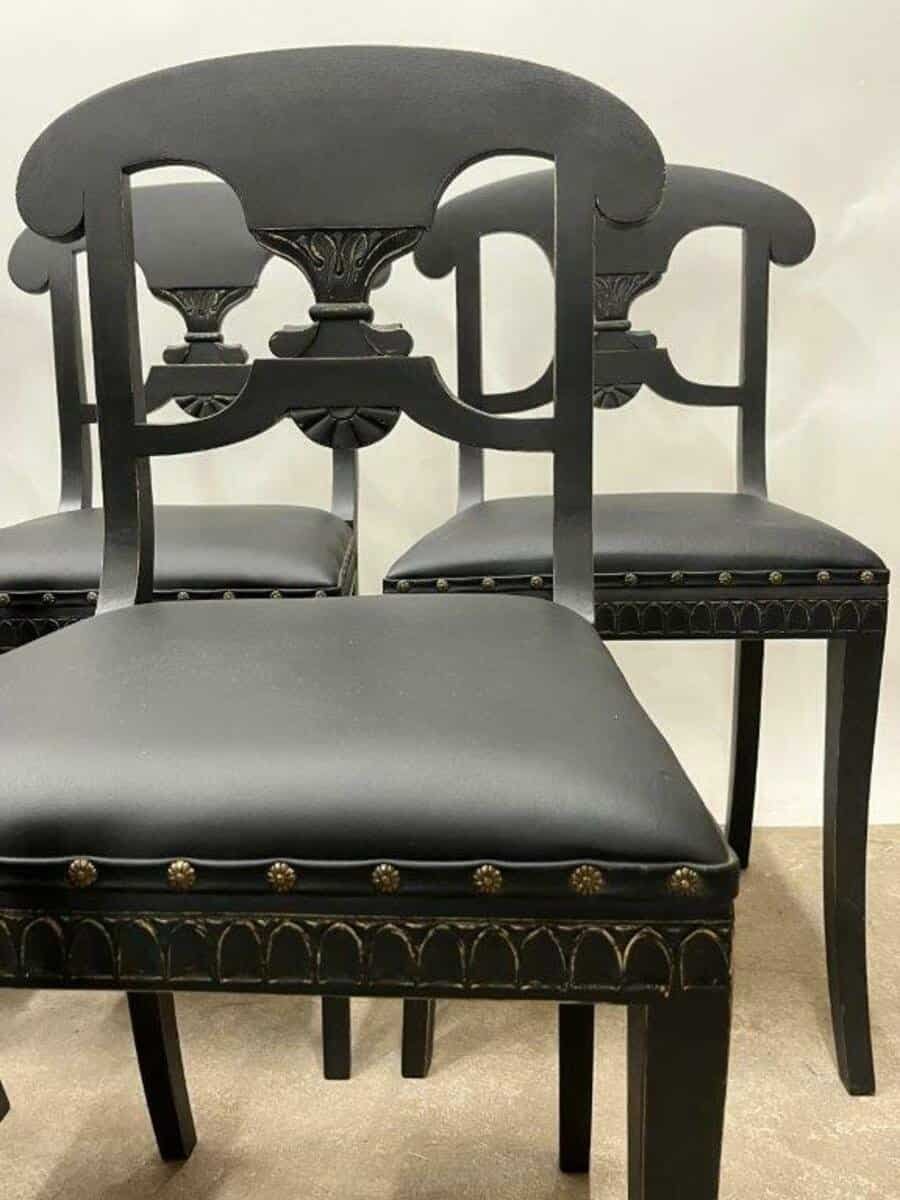 Set of Ten 19th Century Painted Chairs - JAA