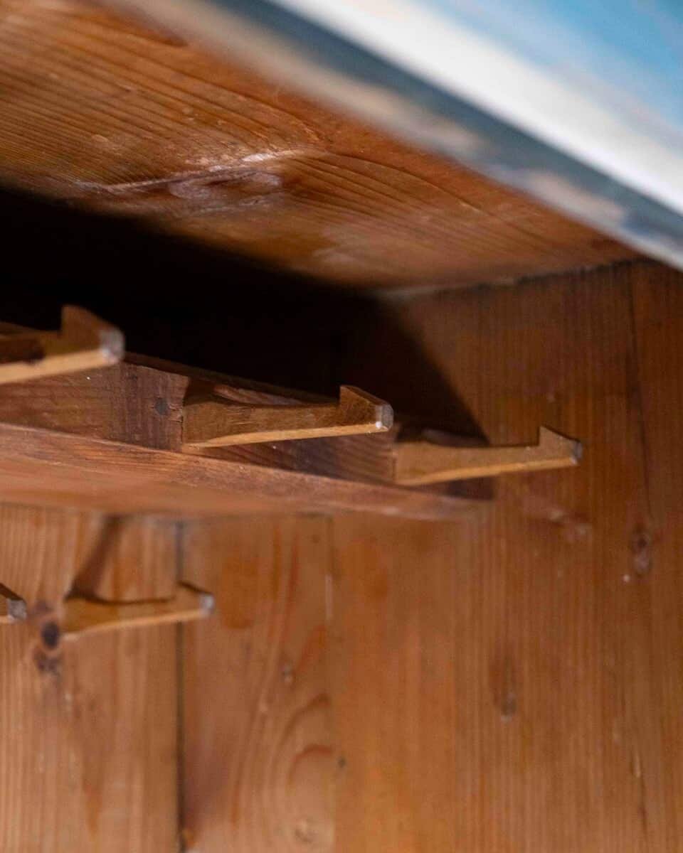 Painted Cupboard Dated 1793 - JAA