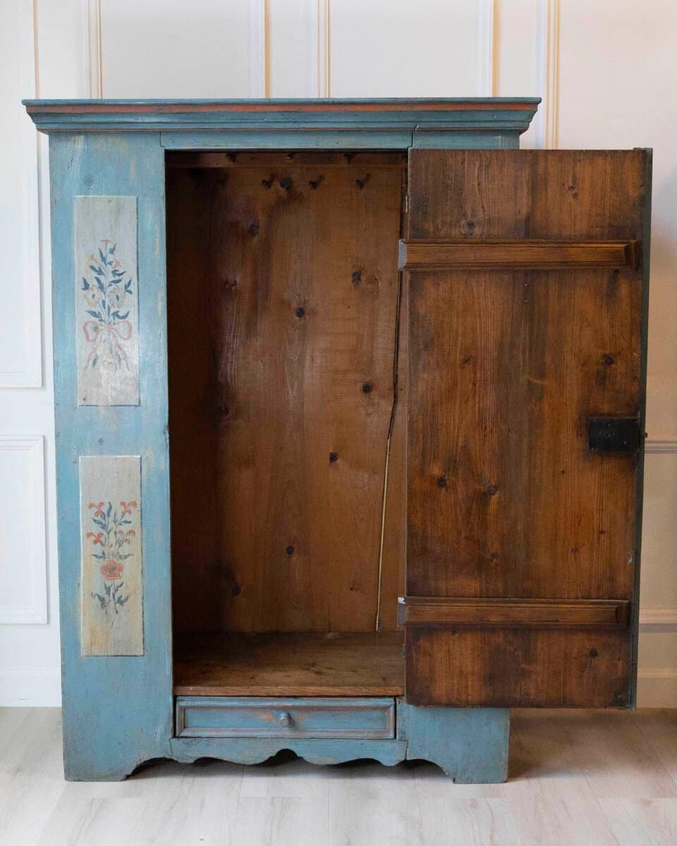 Painted Cupboard Dated 1793 - JAA