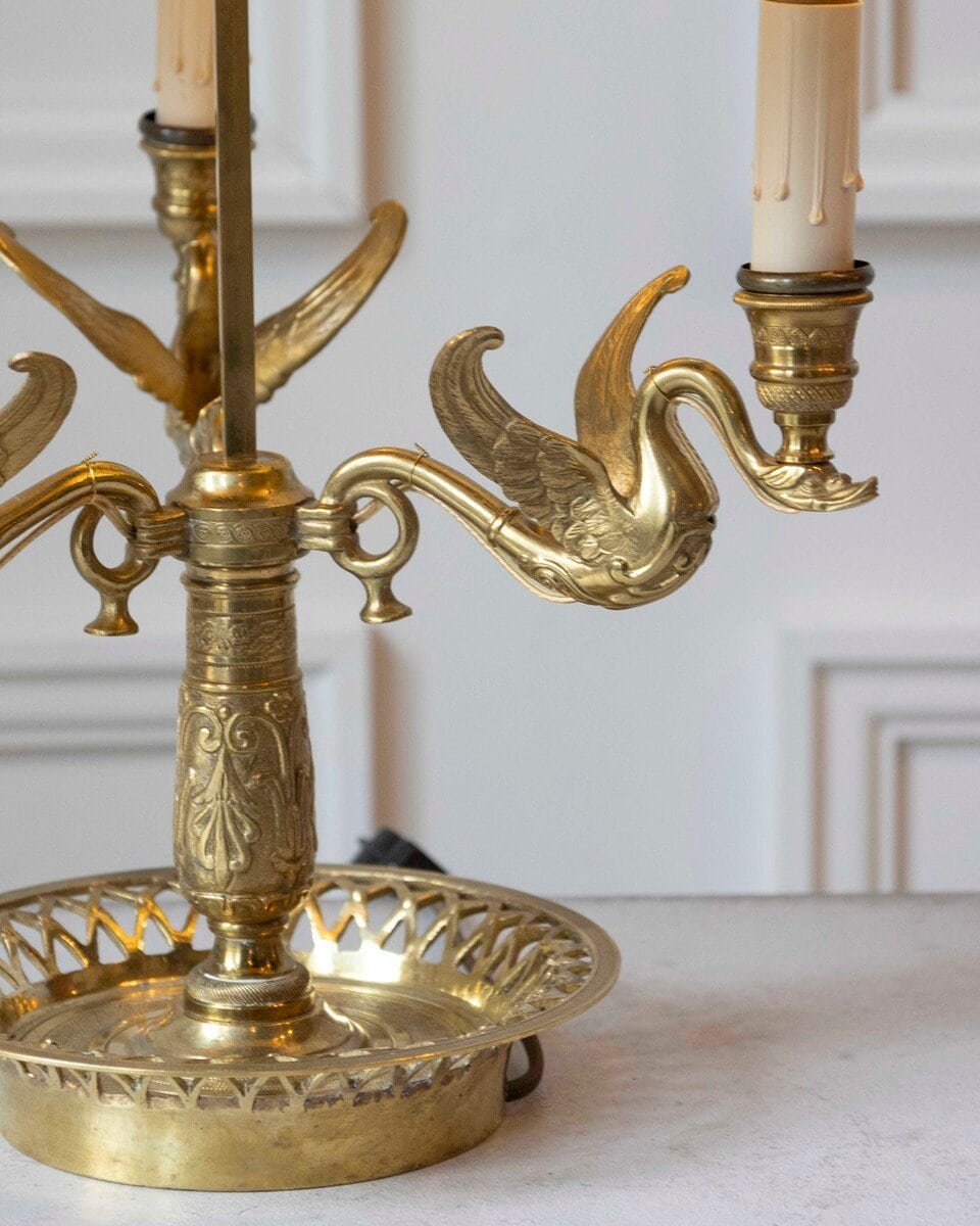 20th Century French Tole Lamp Circa 1900 - JAA