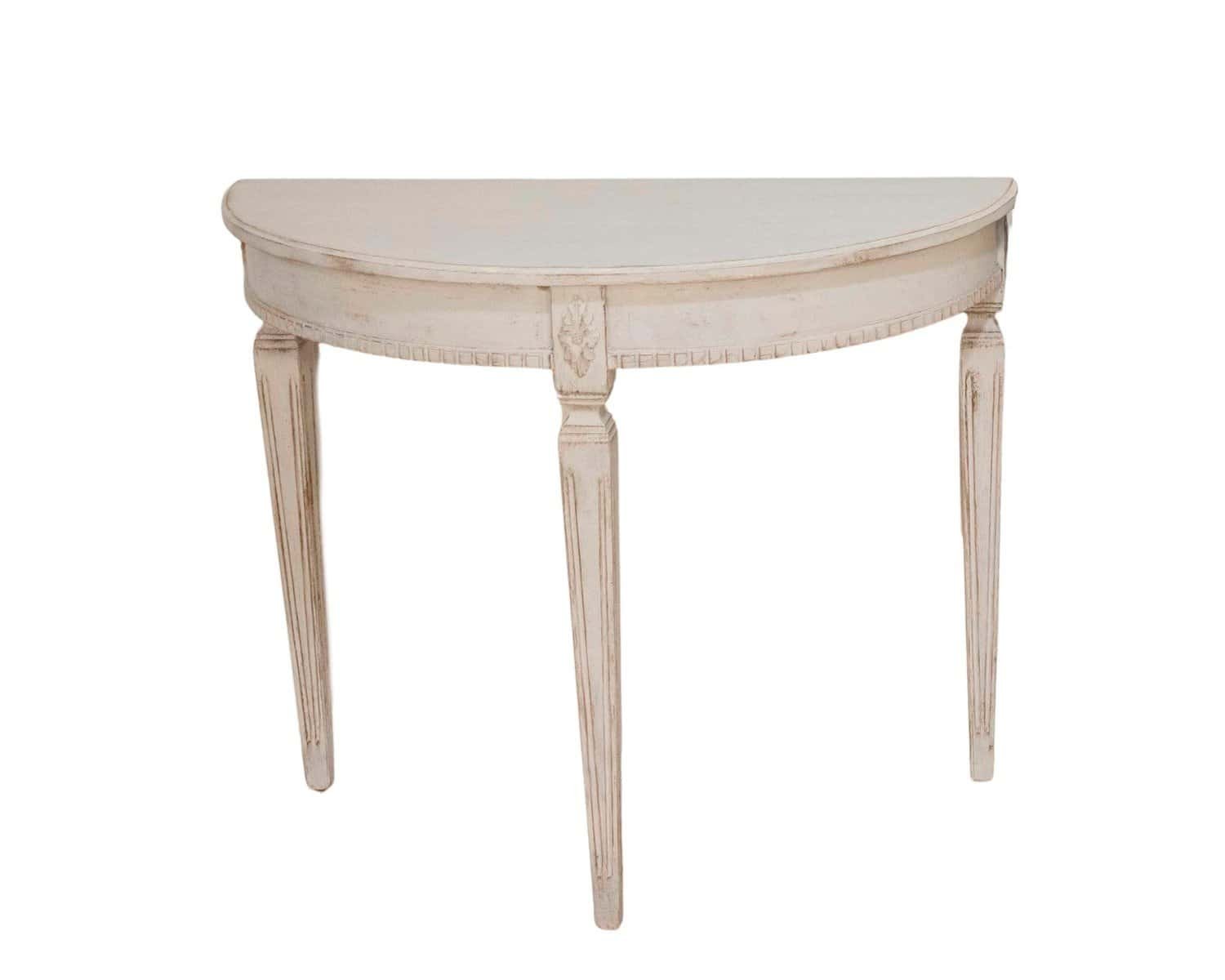 Swedish Demi Lune Console Circa 1880 - JAA