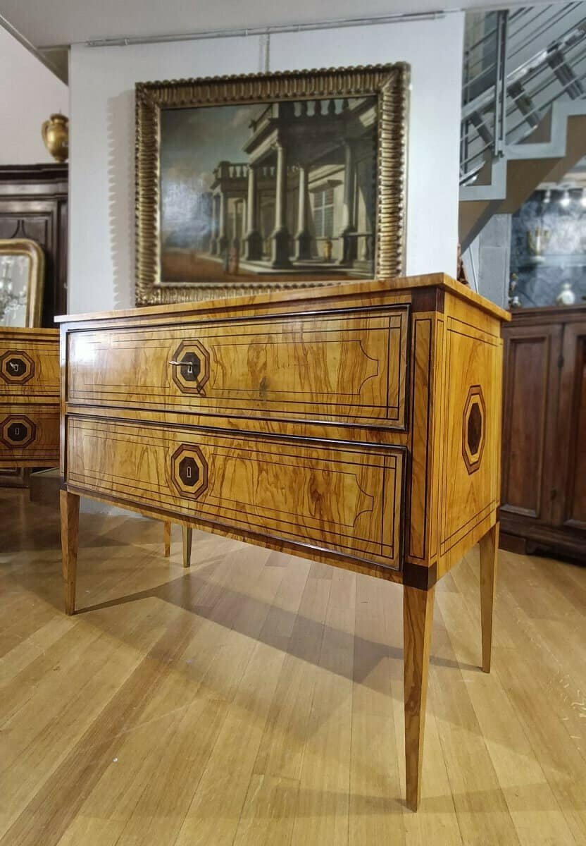ON HOLD - Second Half Of The 19th Century Pair Of Neoclassical-style Chest Of Drawers - JAA