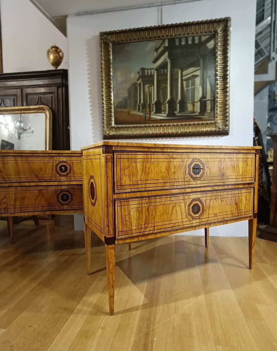 ON HOLD - Second Half Of The 19th Century Pair Of Neoclassical-style Chest Of Drawers - JAA