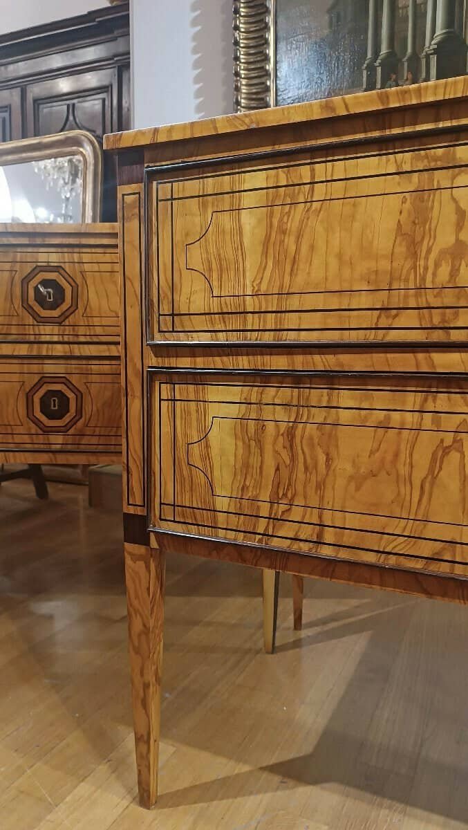 ON HOLD - Second Half Of The 19th Century Pair Of Neoclassical-style Chest Of Drawers - JAA