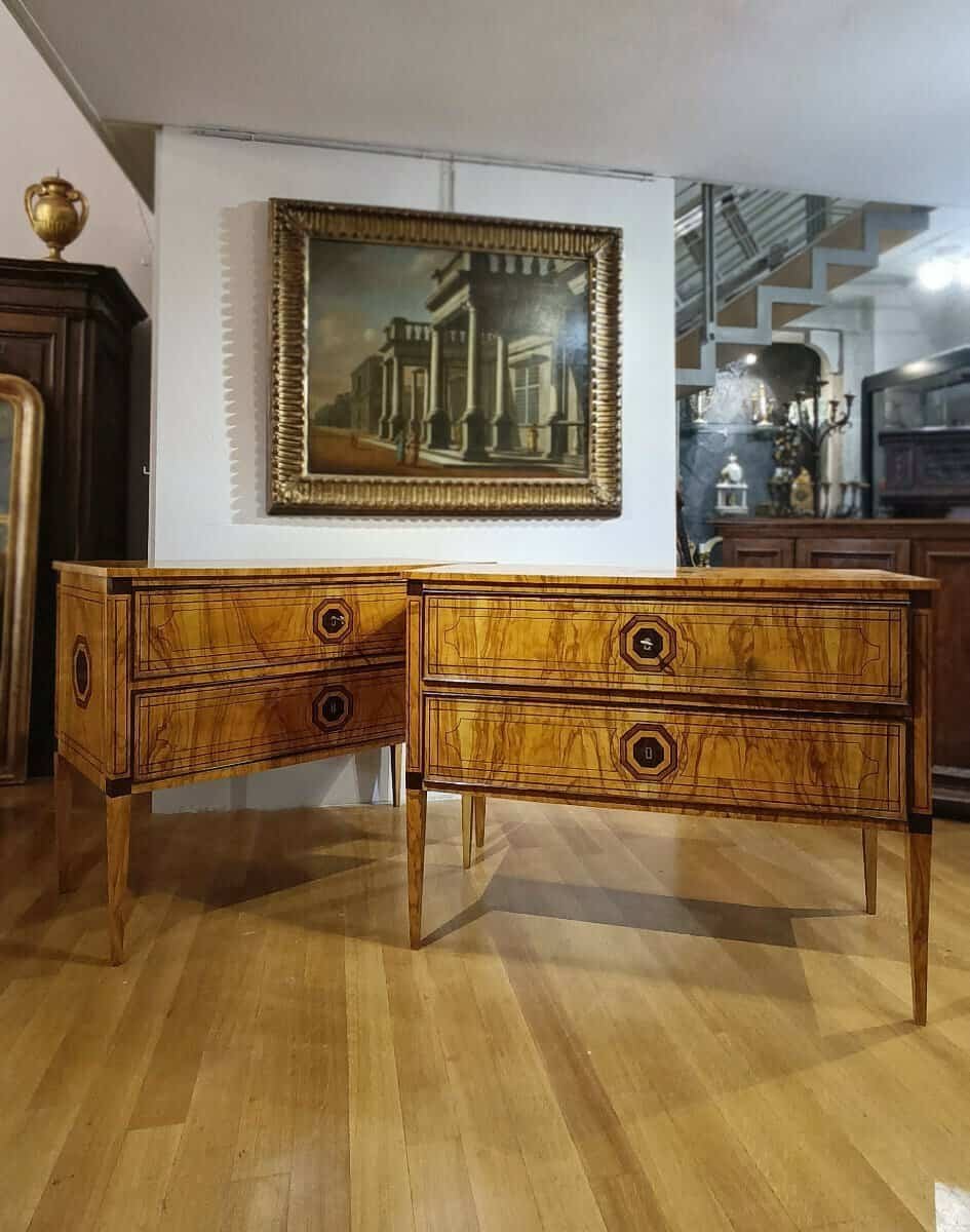 ON HOLD - Second Half Of The 19th Century Pair Of Neoclassical-style Chest Of Drawers - JAA