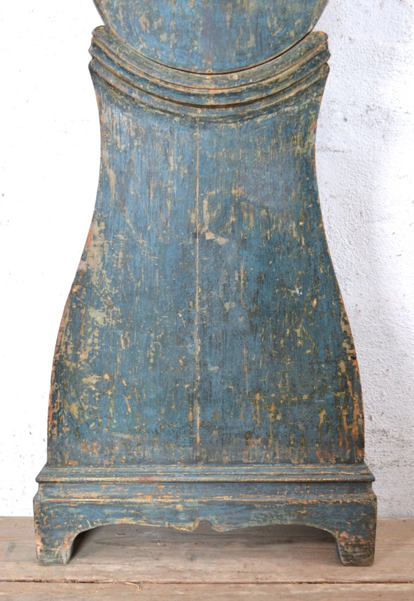 Provincial rococo clock manufactured in the late 18th century - JAA