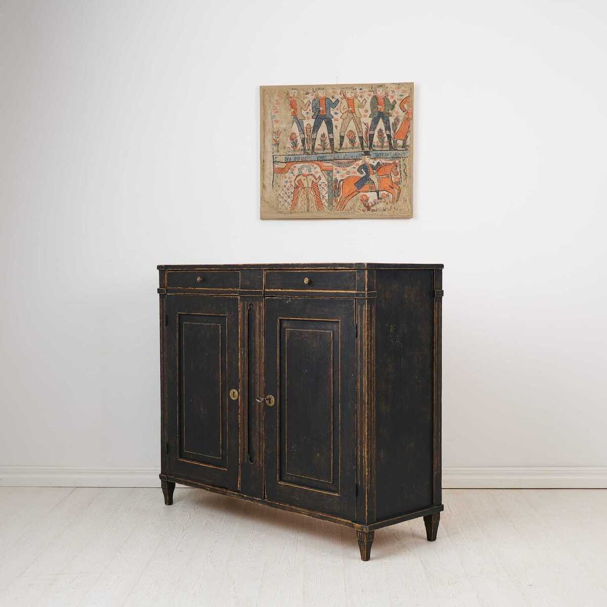 Swedish Country Antique Sideboard from the Gustavian Period - JAA