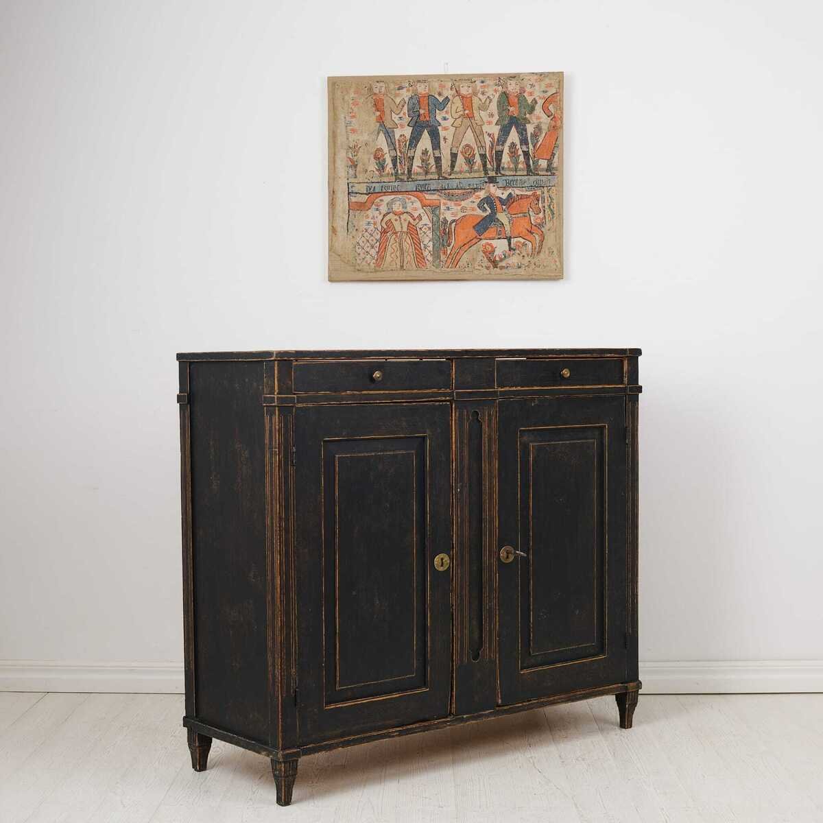 Swedish Country Antique Sideboard from the Gustavian Period - JAA