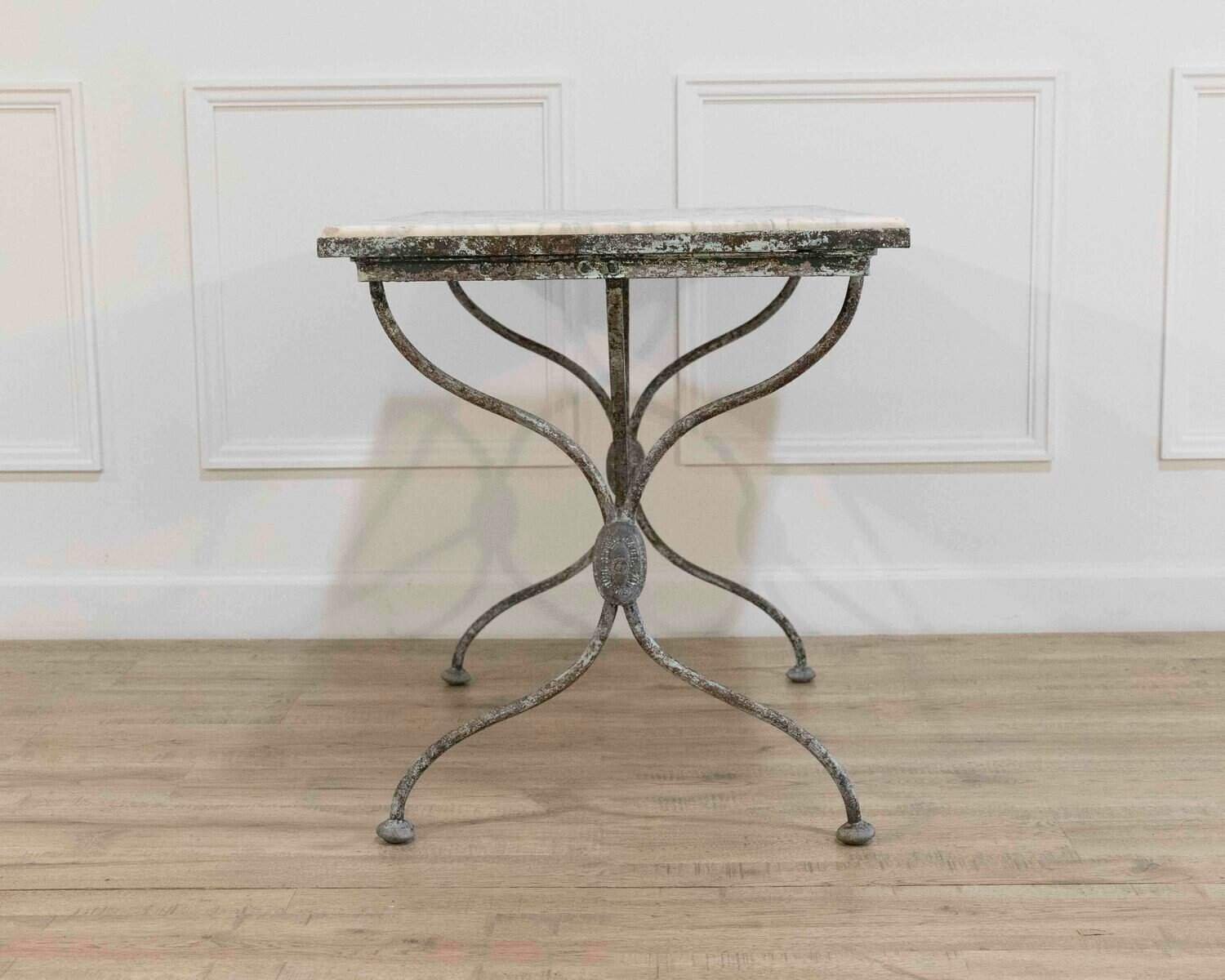 19th century wrought iron table - JAA