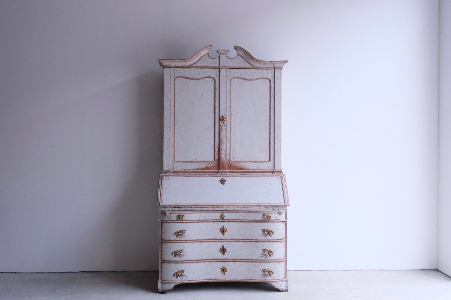 Danish Rococo Secretary Circa 1760 - JAA