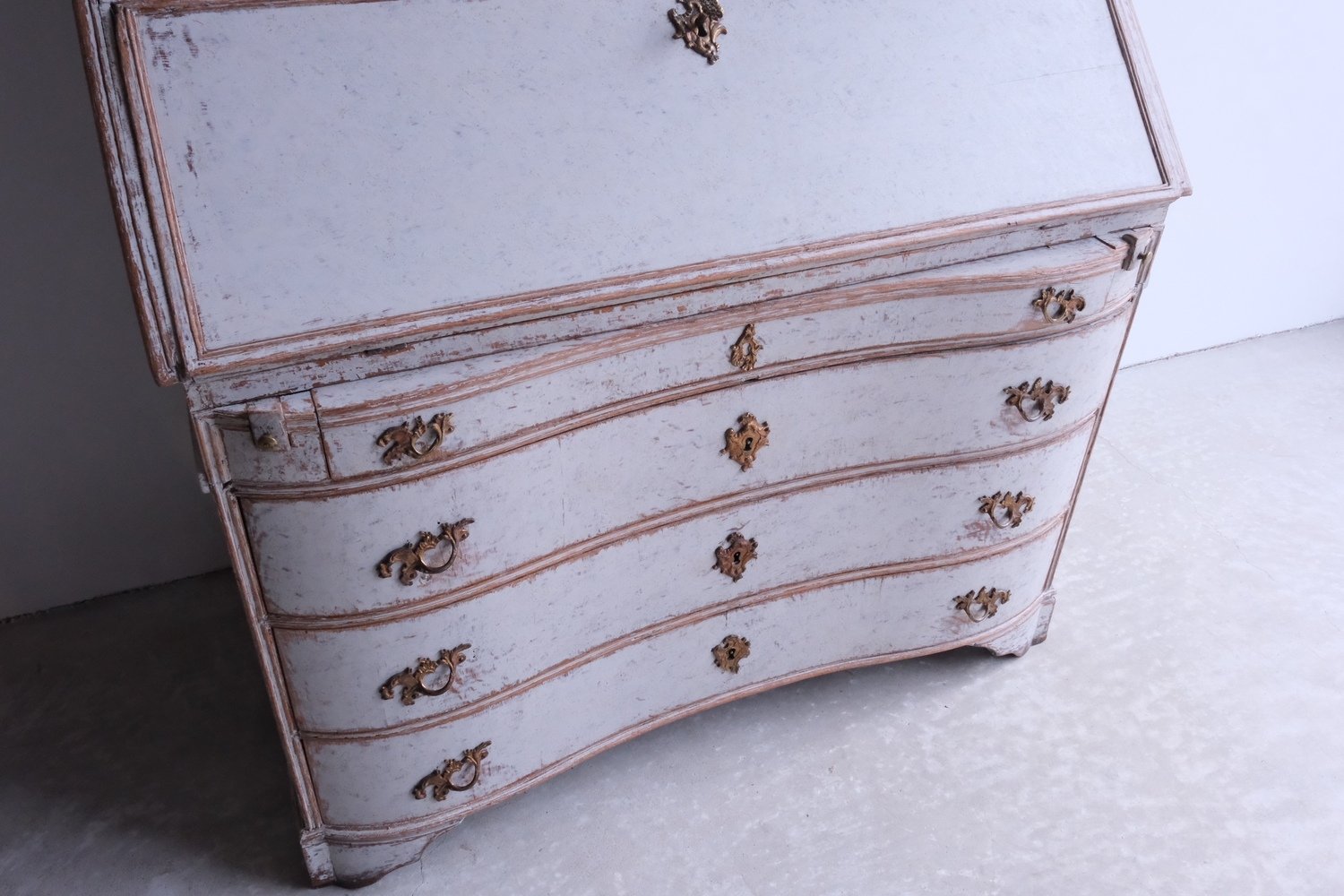 Danish Rococo Secretary Circa 1760 - JAA