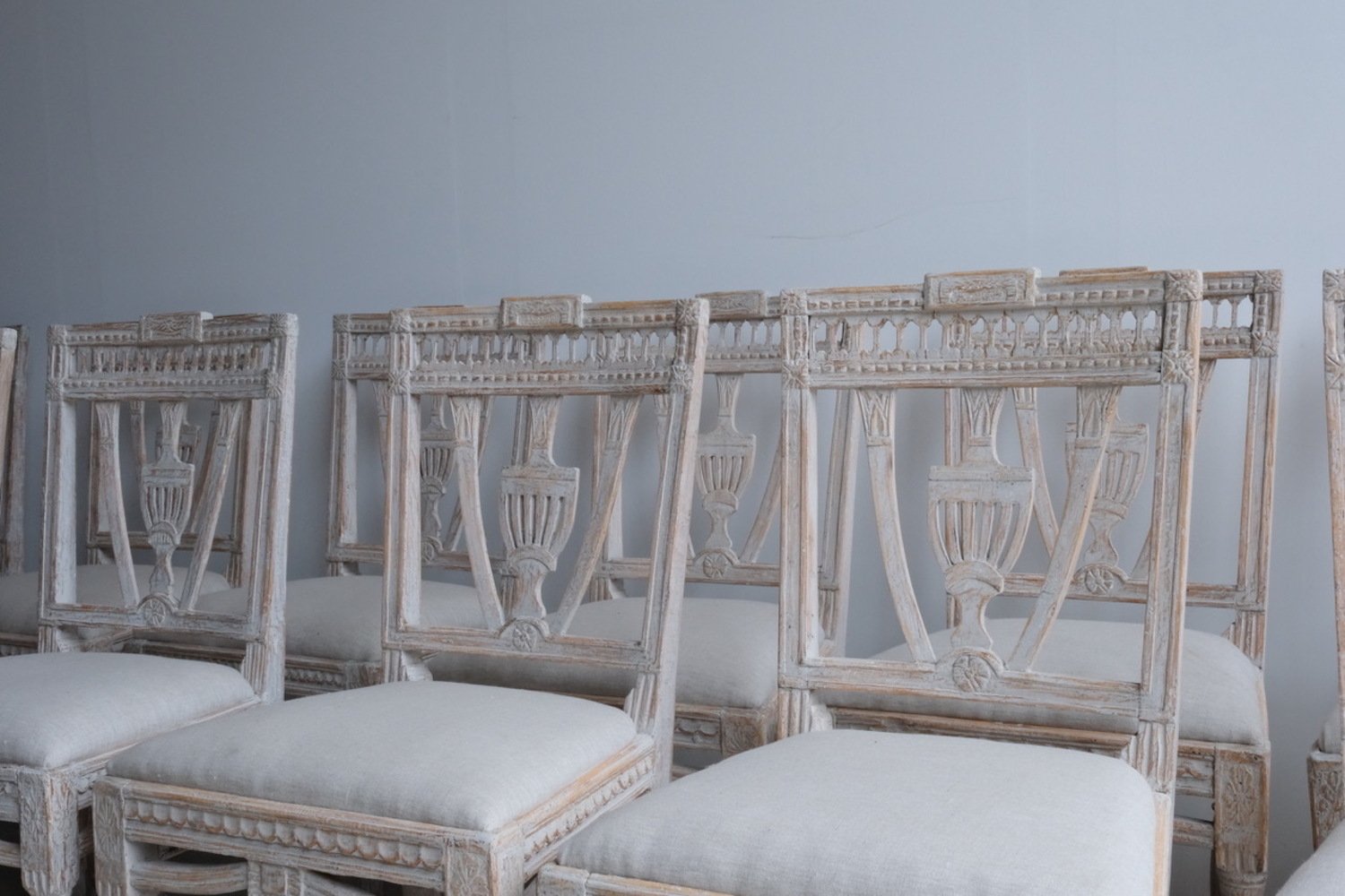 Set of 14 Gustavian Chairs Circa 1820 - Priced Individually - JAA