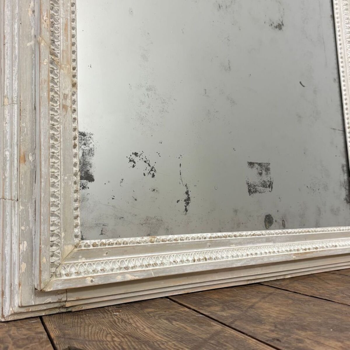 Louis XVI period wood panel mirror - JAA