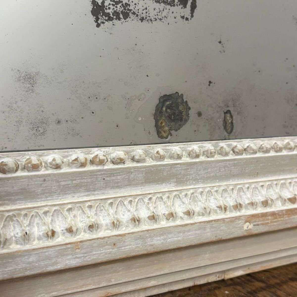 Louis XVI period wood panel mirror - JAA