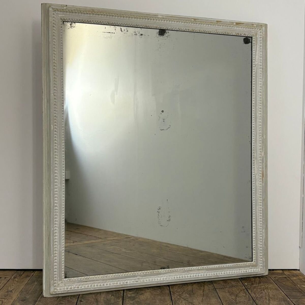 Large Louis XVI period wood panel mirror - JAA