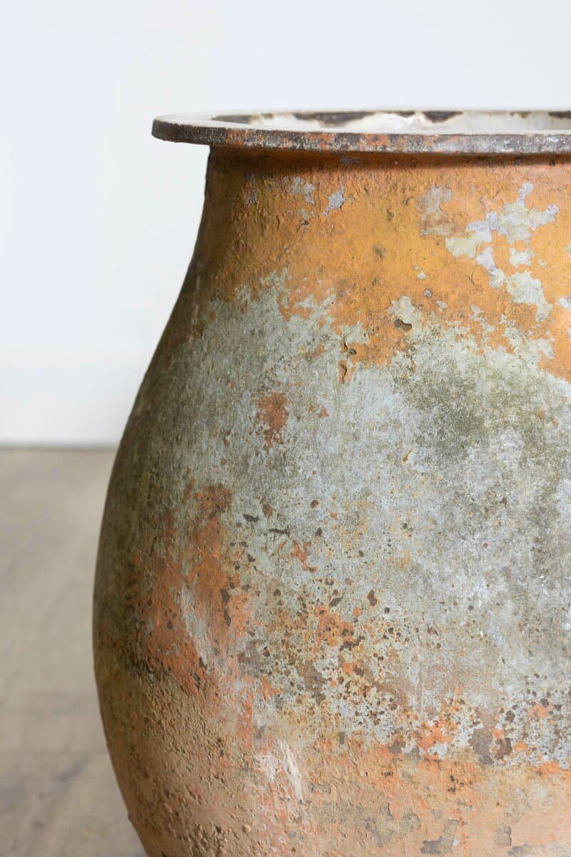 Pair of 19th Century French Cast Iron Jars - JAA