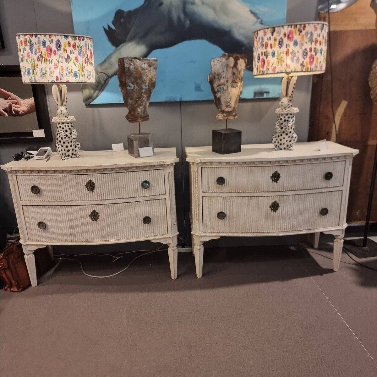 Pair of Italian commodes - JAA