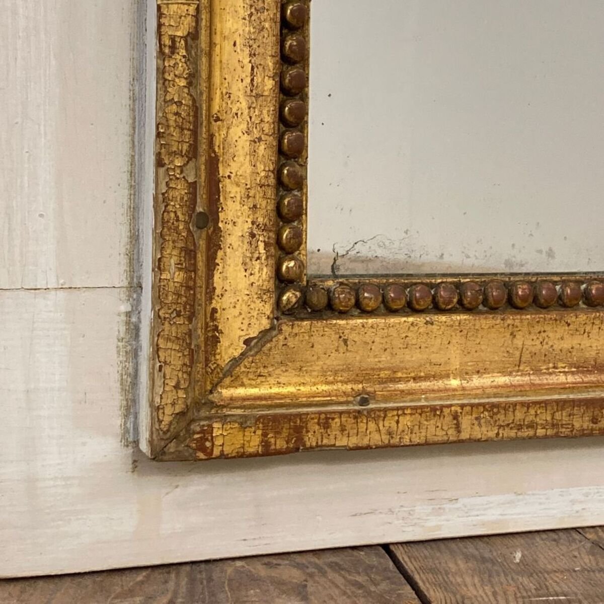 Large Louis XVI period paneled mirror - JAA