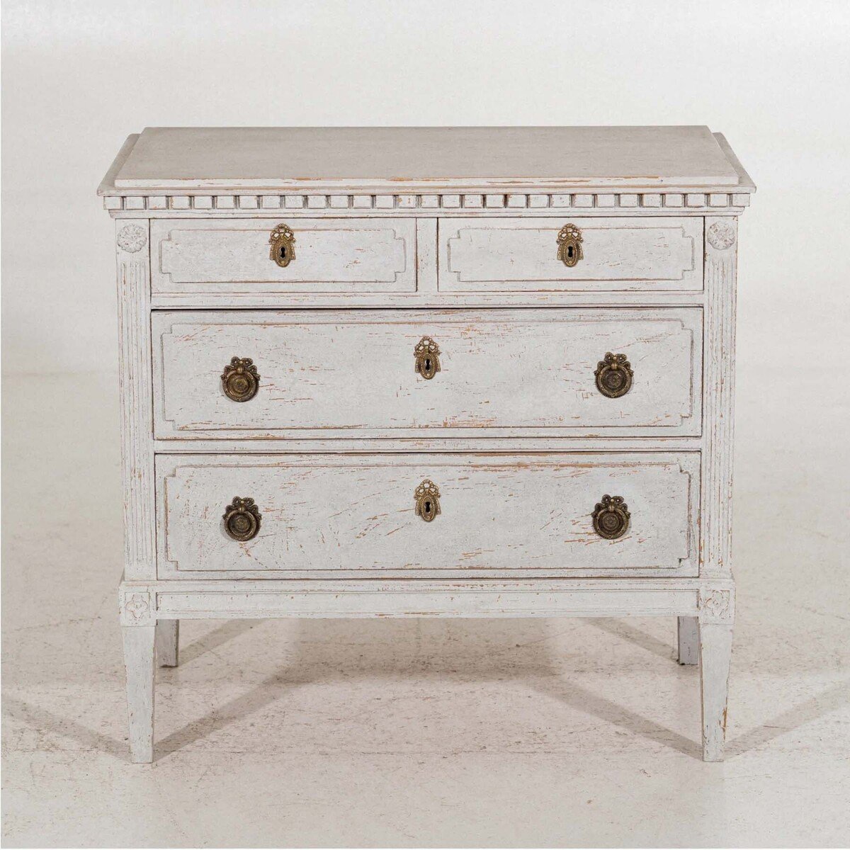 Painted Chest of Drawers Circa 100 years old - JAA