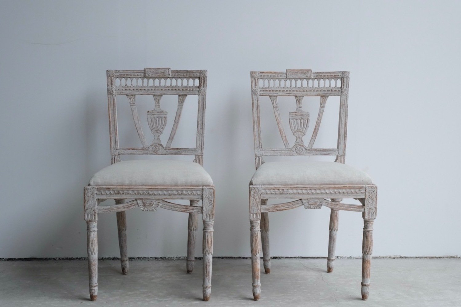 A Pair of Gustavian Chairs Circa 1820 - JAA