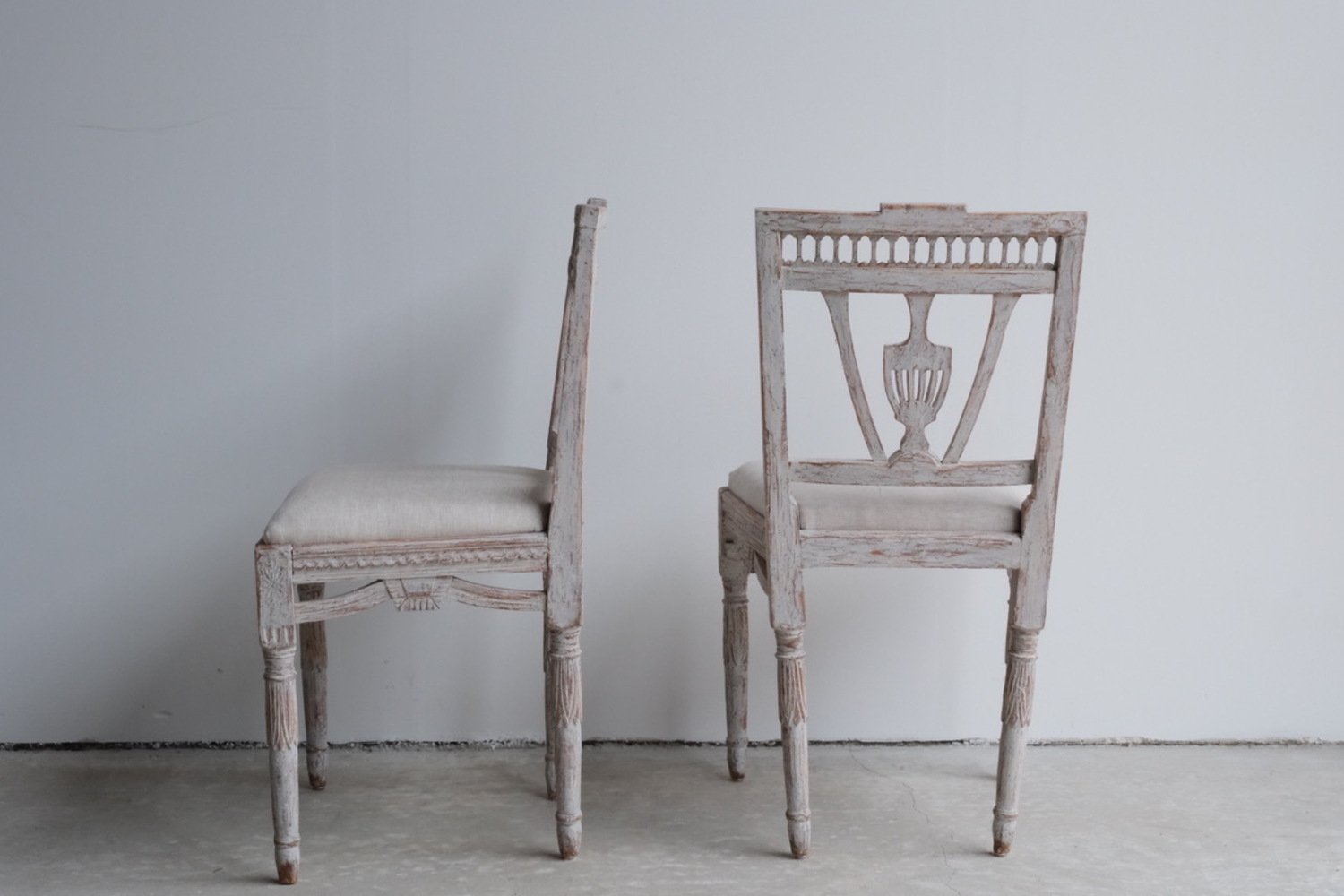 A Pair of Gustavian Chairs Circa 1820 - JAA