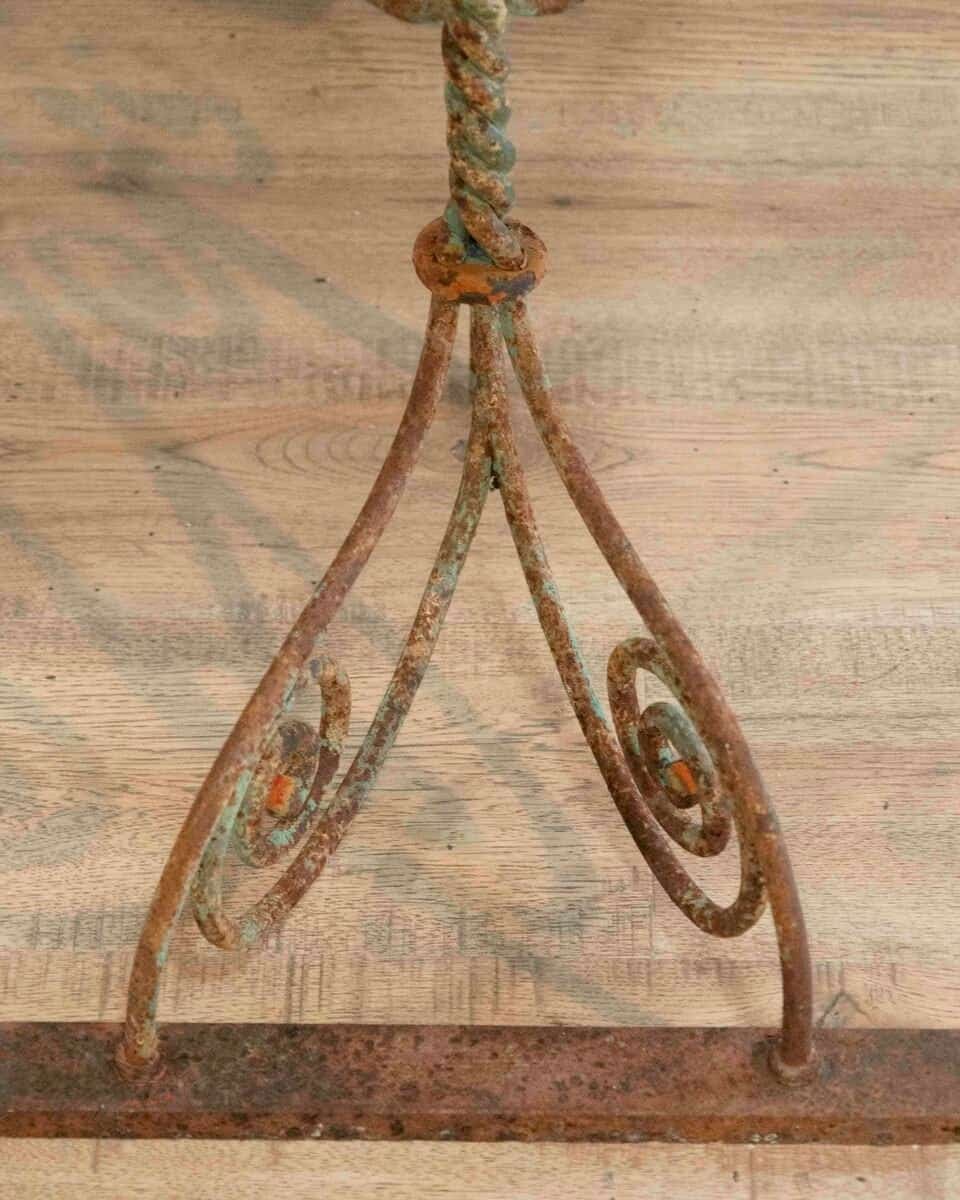 Large 19th century wrought iron planter - JAA