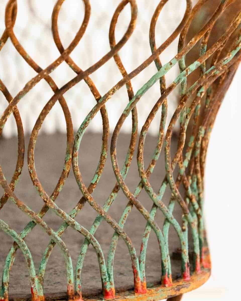 Large 19th century wrought iron planter - JAA