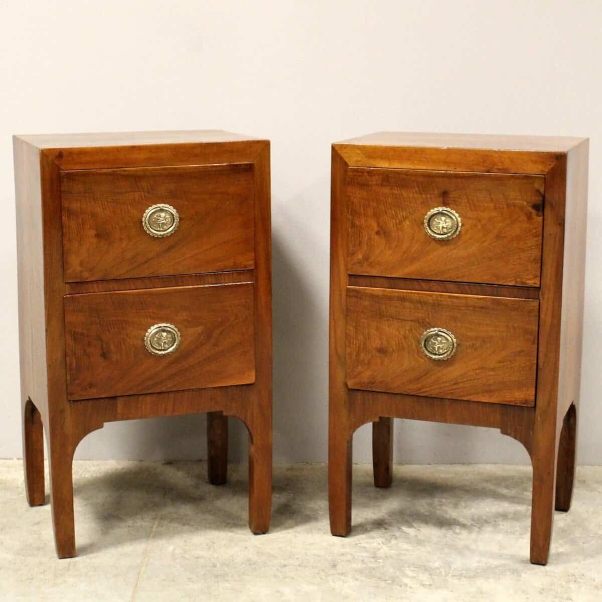 Pair of Directoire Period Bedside Tables - JAA