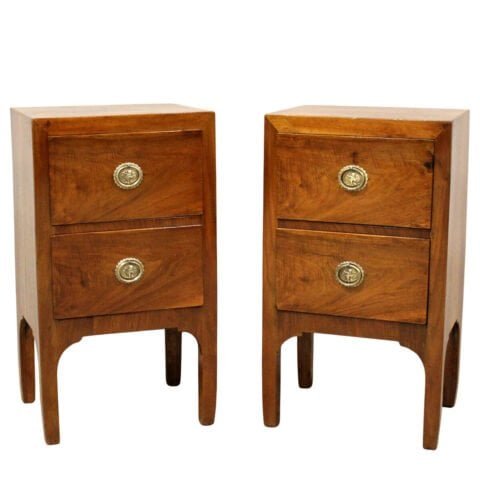 Pair of Directoire Period Bedside Tables