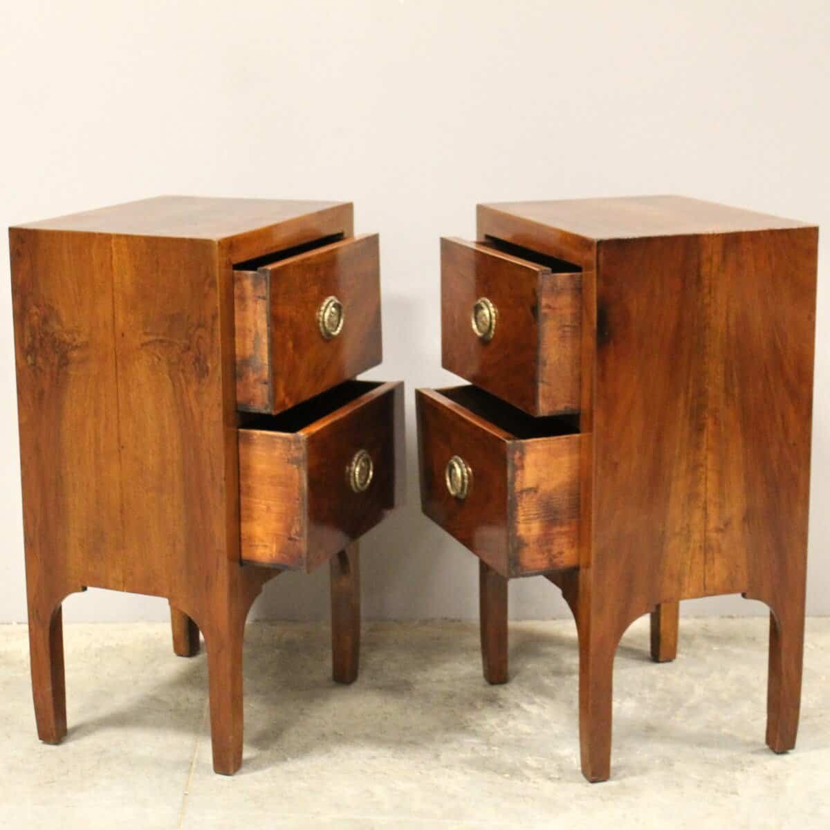 Pair of Directoire Period Bedside Tables - JAA