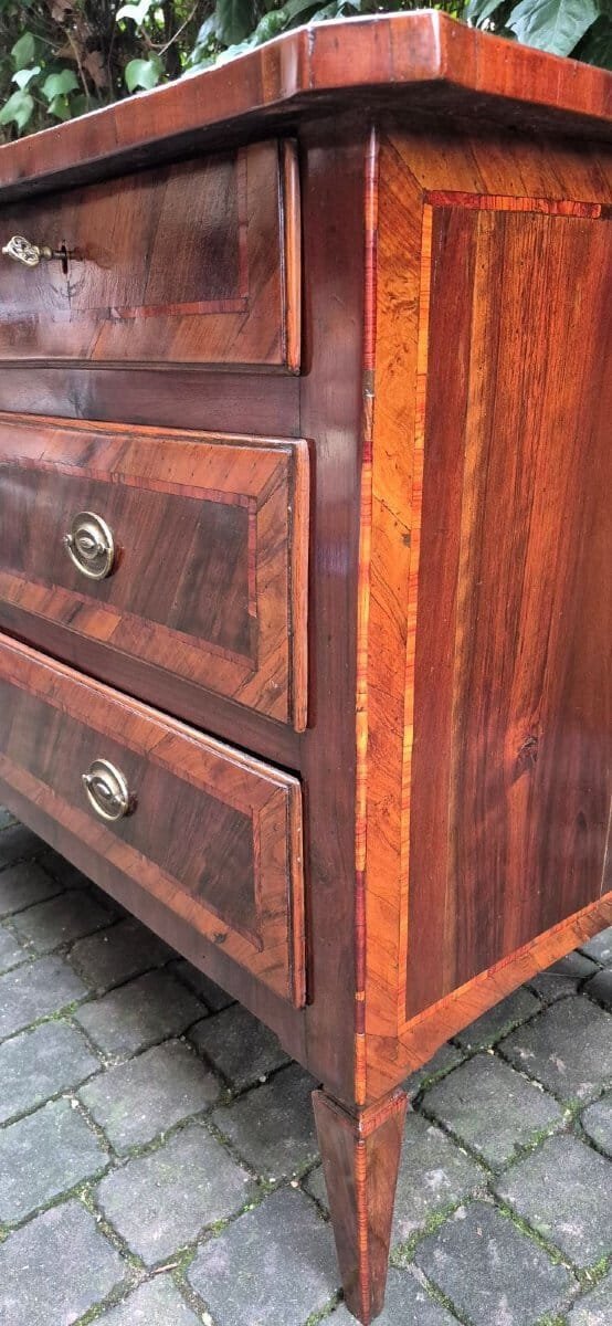 Antique Louis XVI Chest Of Drawers With Thread From The 18th Century - JAA