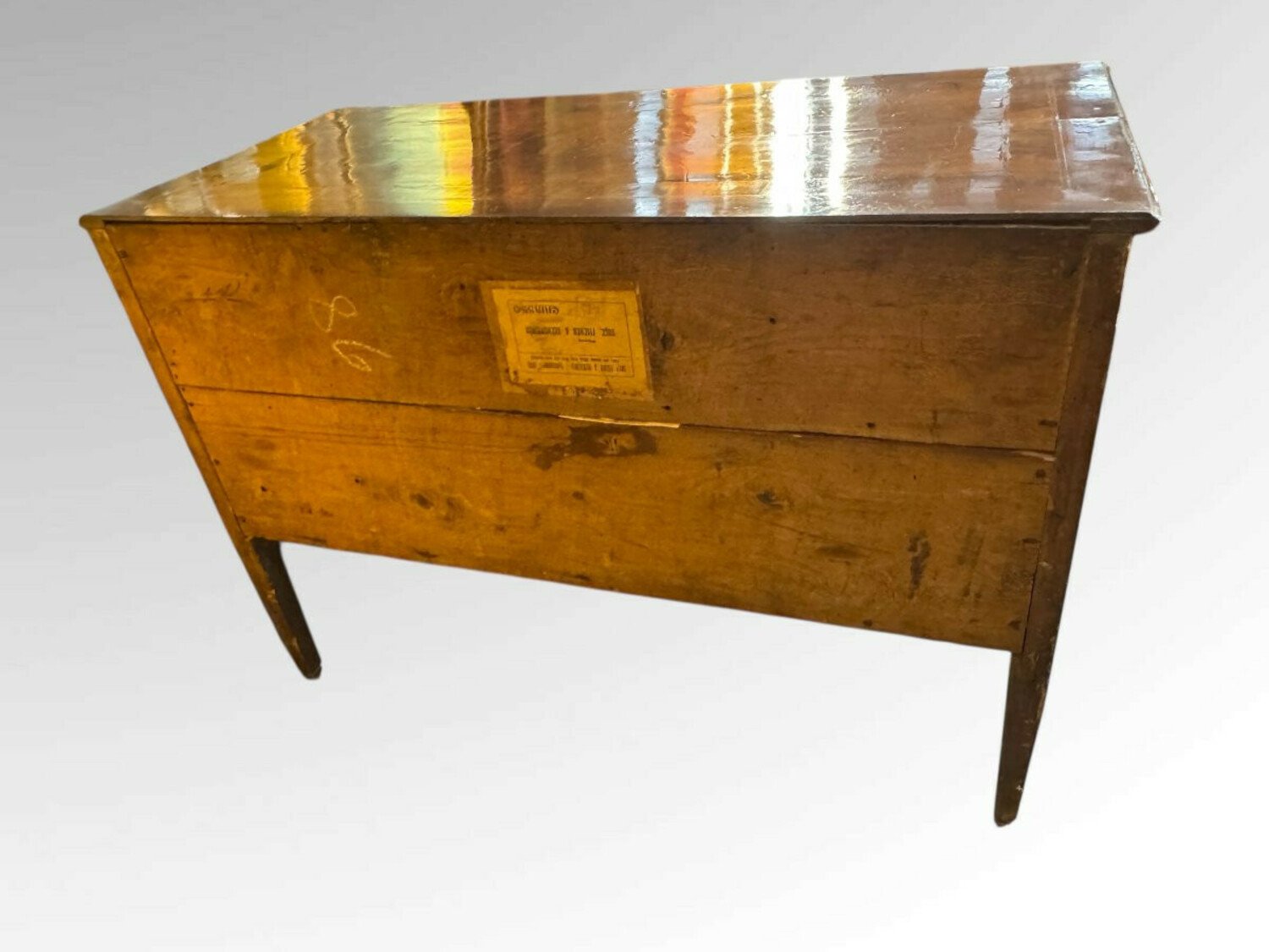 Antique Louis XVI Inlaid Chest Of Drawers - JAA