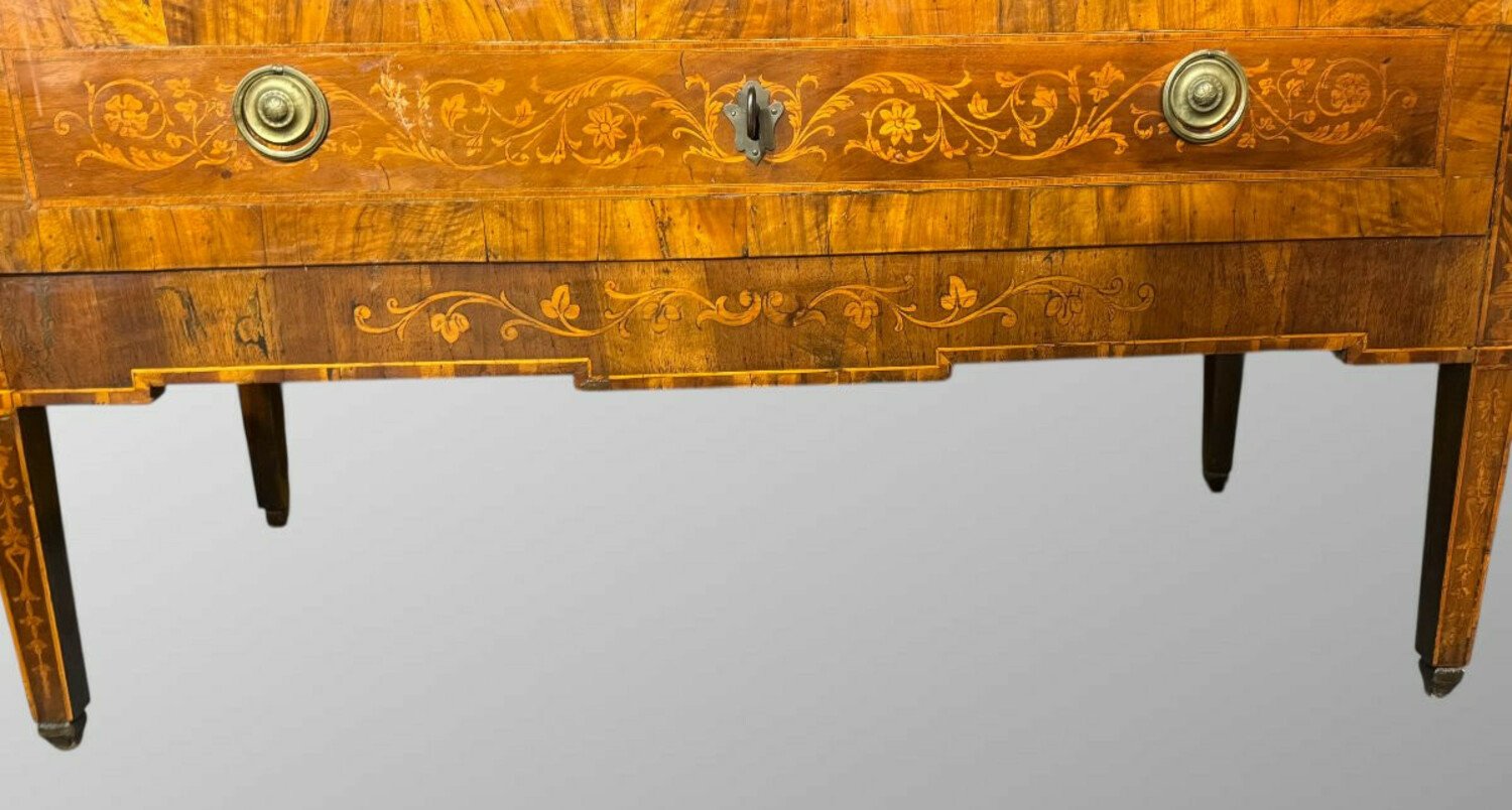 Antique Louis XVI Inlaid Chest Of Drawers - JAA