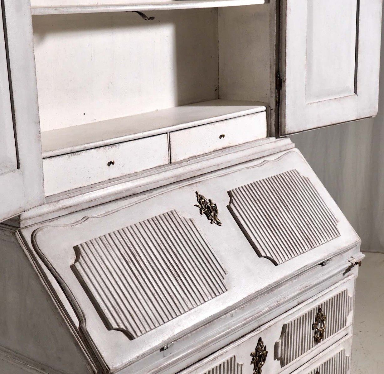 Scandinavian two-parts bureau, 1770 - JAA