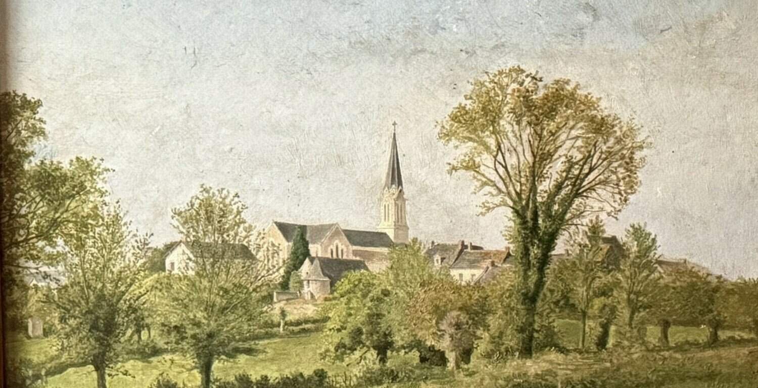 Jean Corabœuf (1879-1947) Village Of Pannecé Pays De Loire. France. - JAA