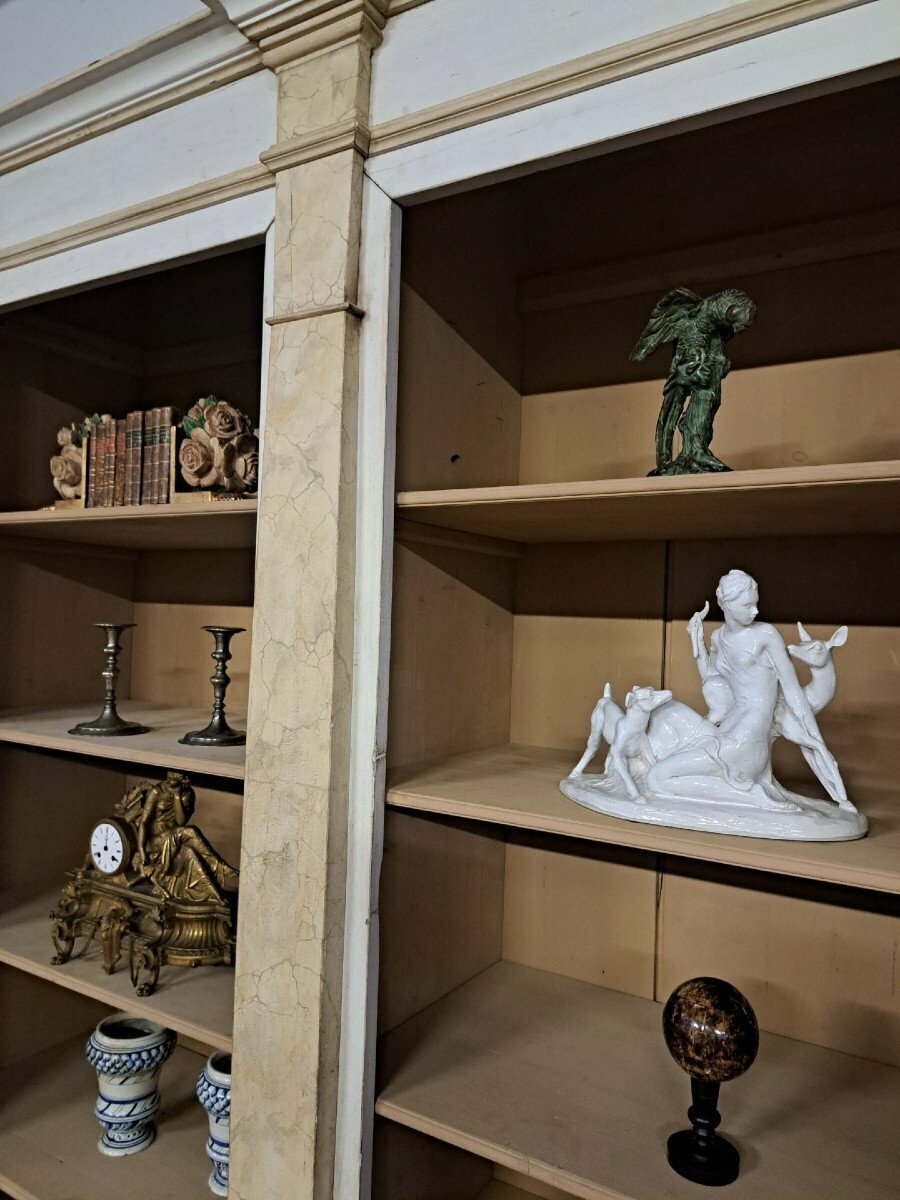 Empire Lacquered Bookcase - JAA