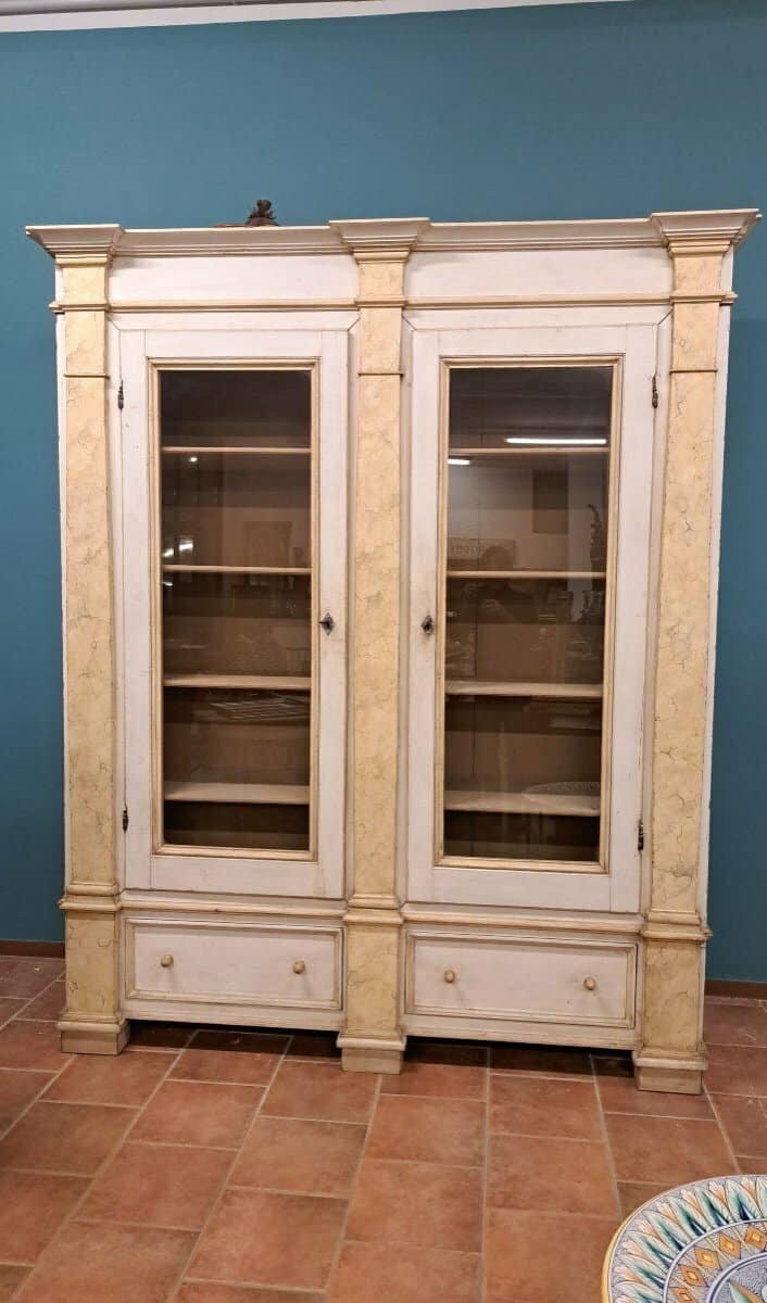 Empire Lacquered Bookcase - JAA