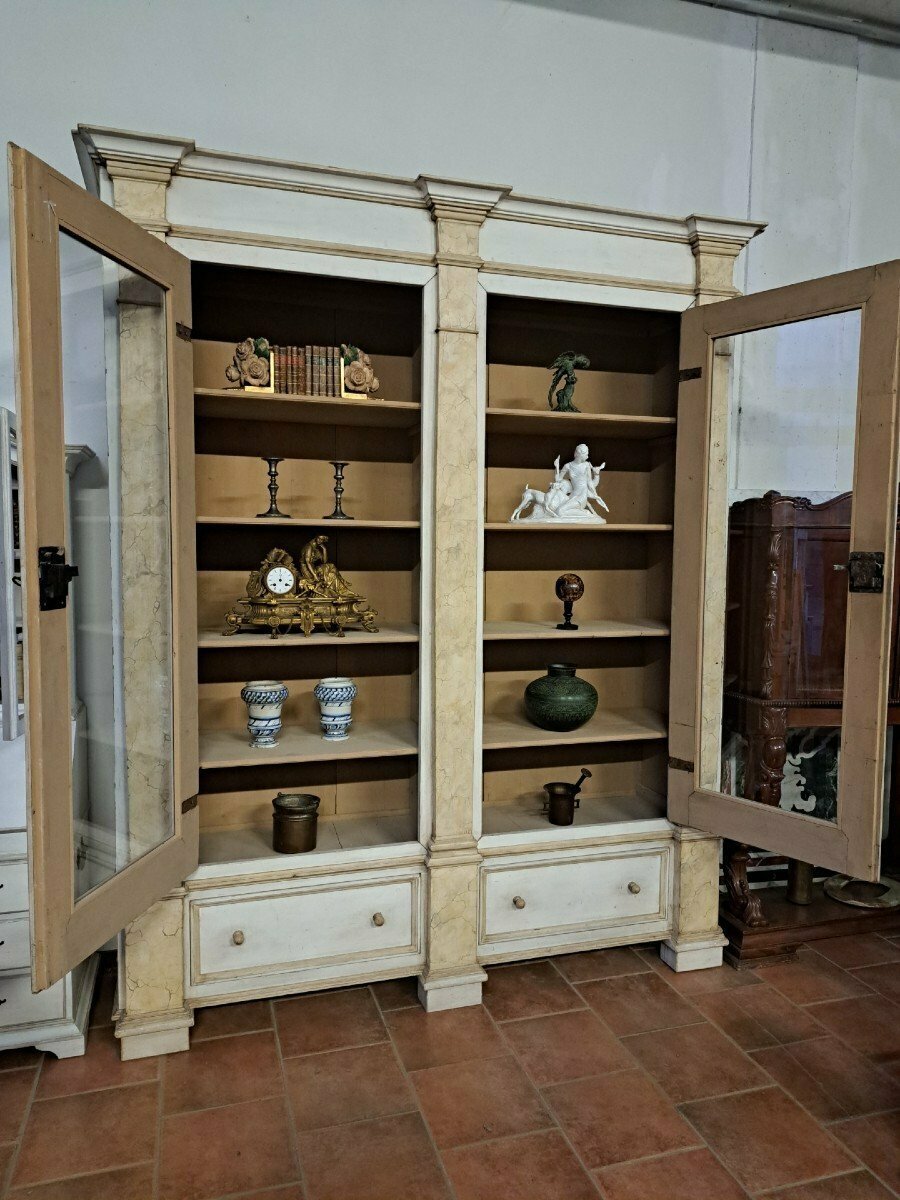 Empire Lacquered Bookcase - JAA