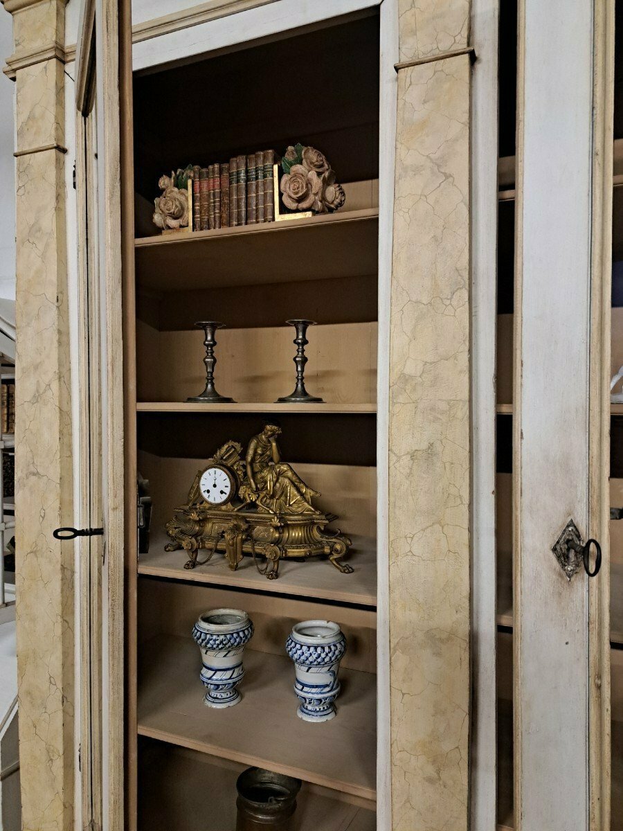 Empire Lacquered Bookcase - JAA