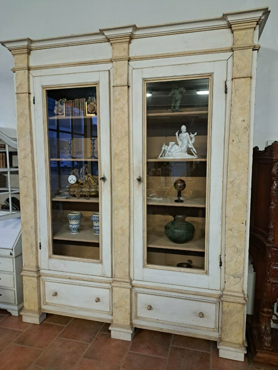 Empire Lacquered Bookcase - JAA