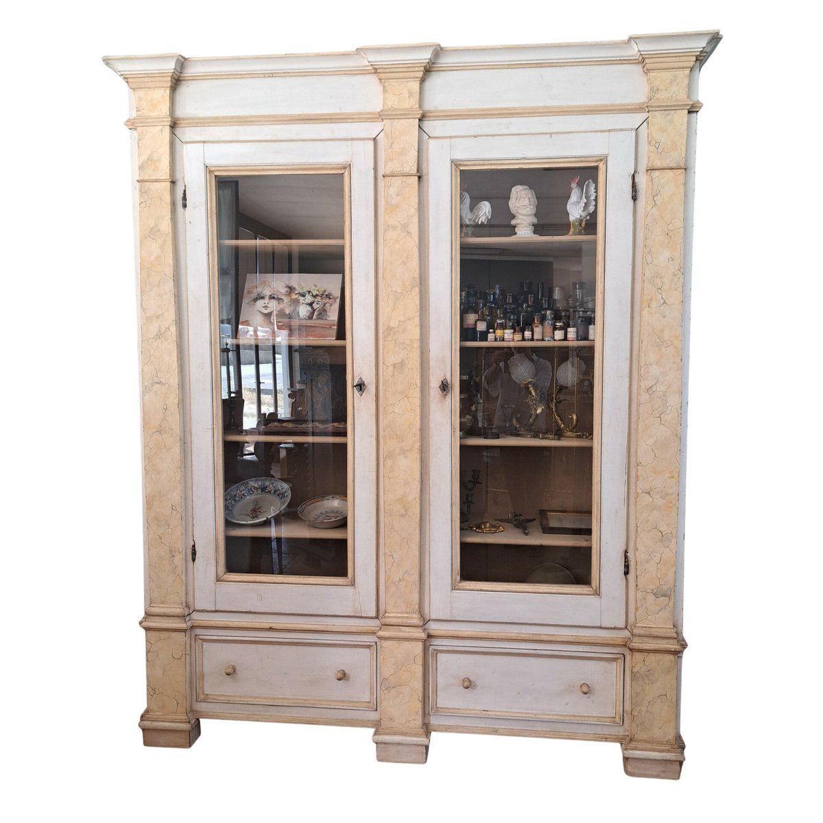 Empire Lacquered Bookcase - JAA