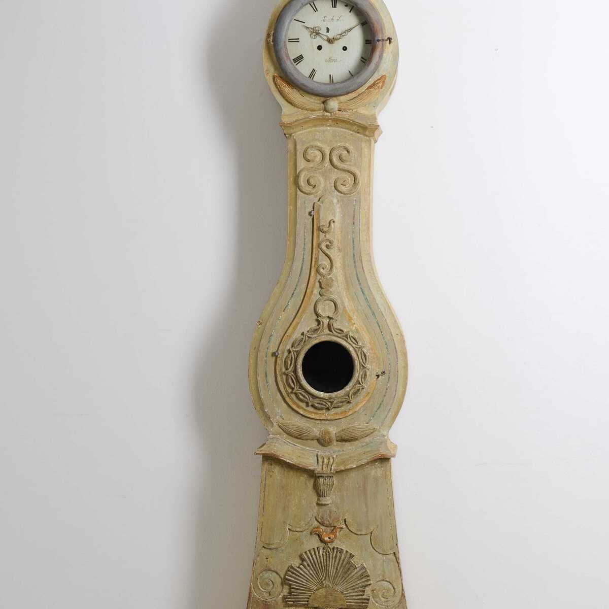 Antique Long Case Clock from Norrbotten in Gustavian Style Circa 1820 - JAA