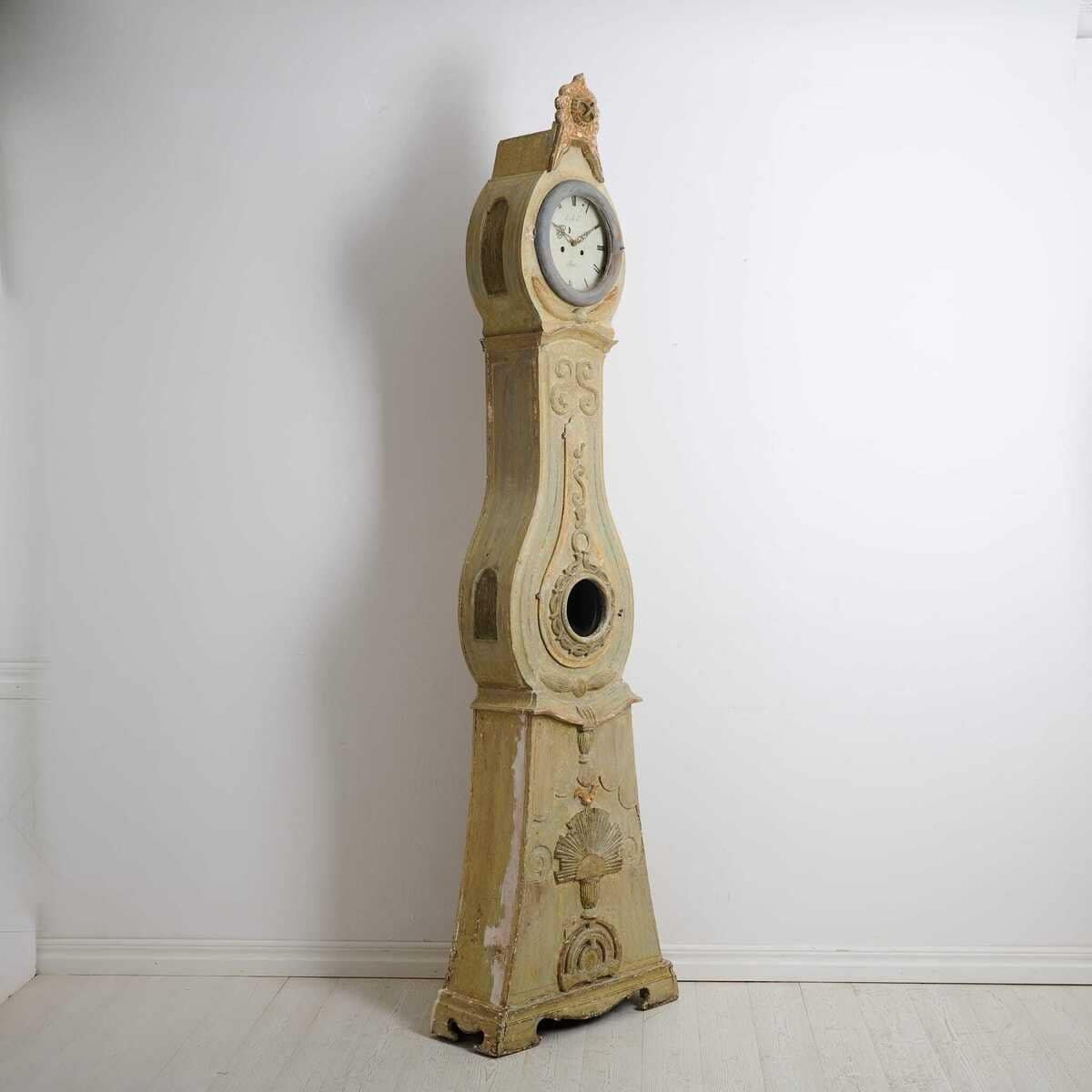 Antique Long Case Clock from Norrbotten in Gustavian Style Circa 1820 - JAA